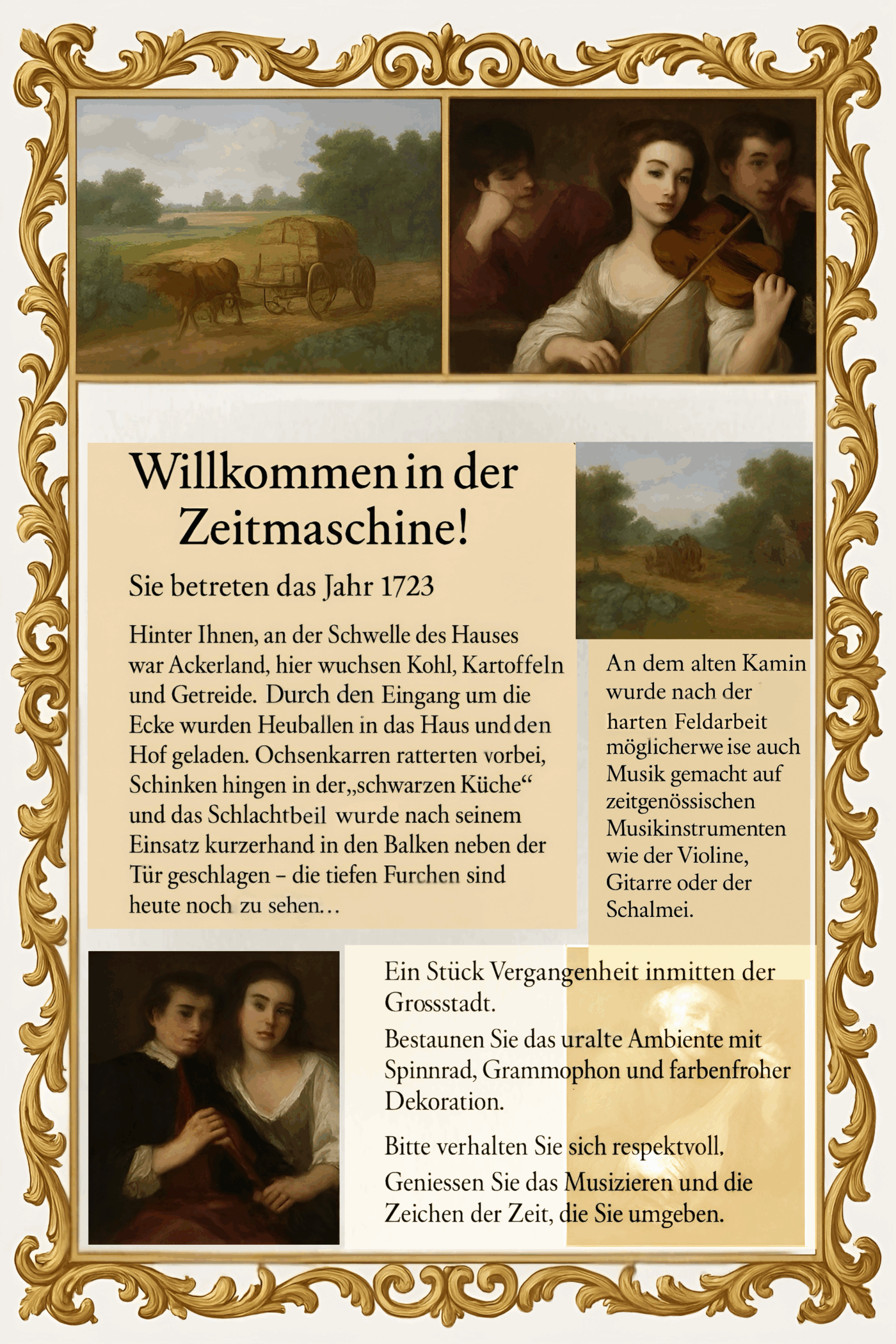 Willkommen in der Zeitmaschine Willkommen in der Zeitmaschine 1 Instrumente