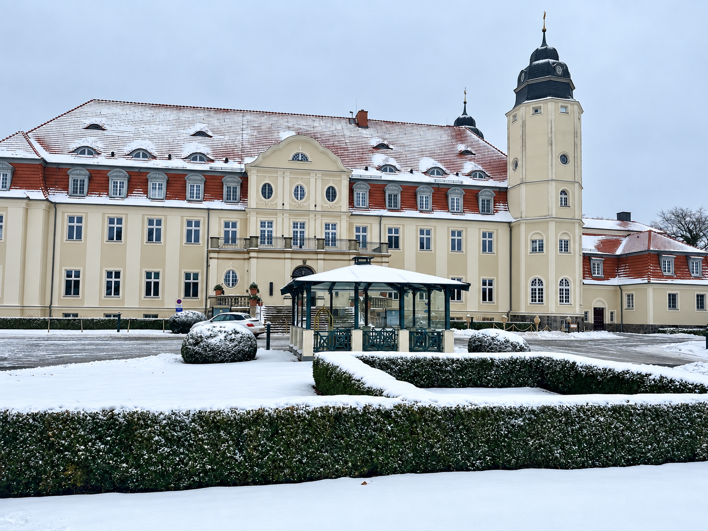 Schloss Fleesensee im Winter